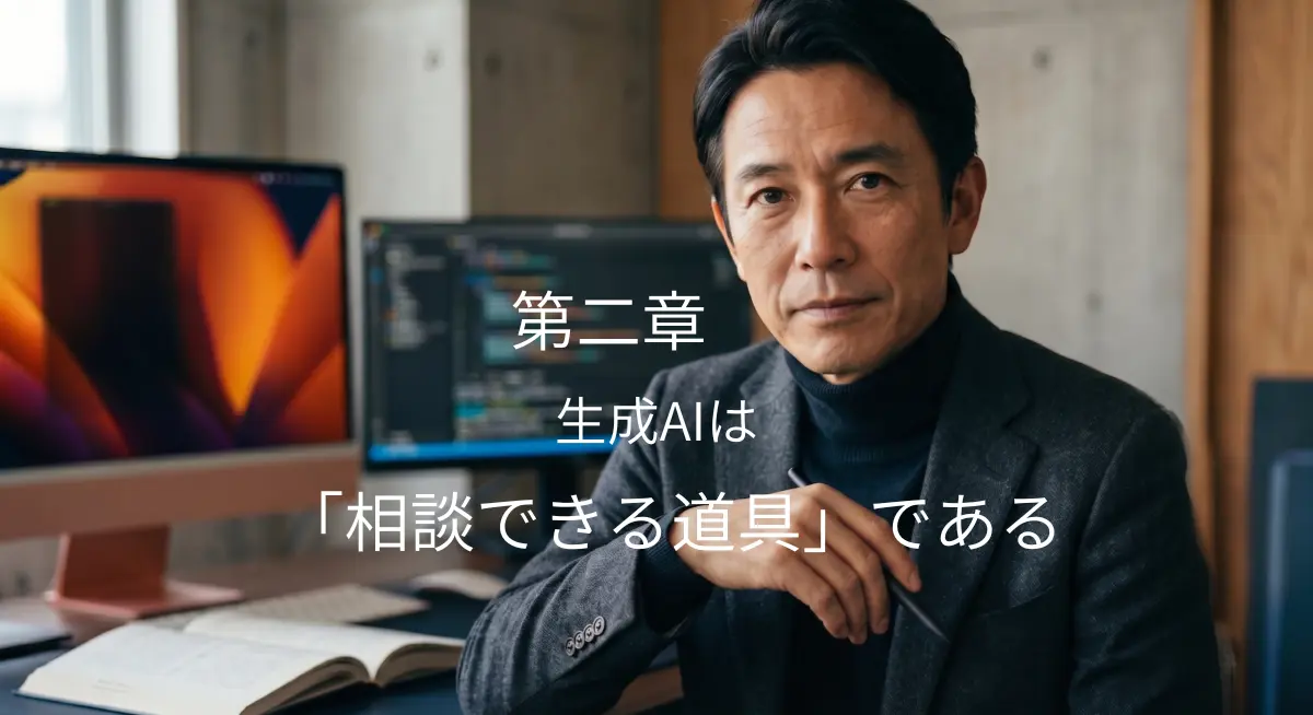 生成AIは相談できる道具である