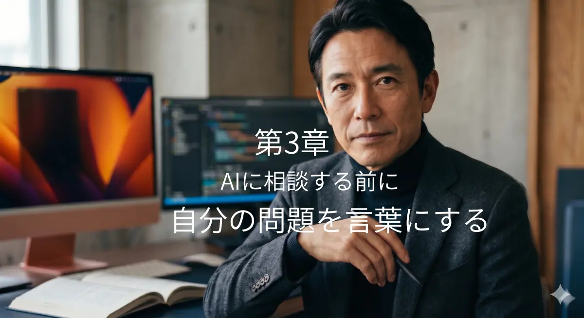 aiに相談する前に自分の問題を言葉にする