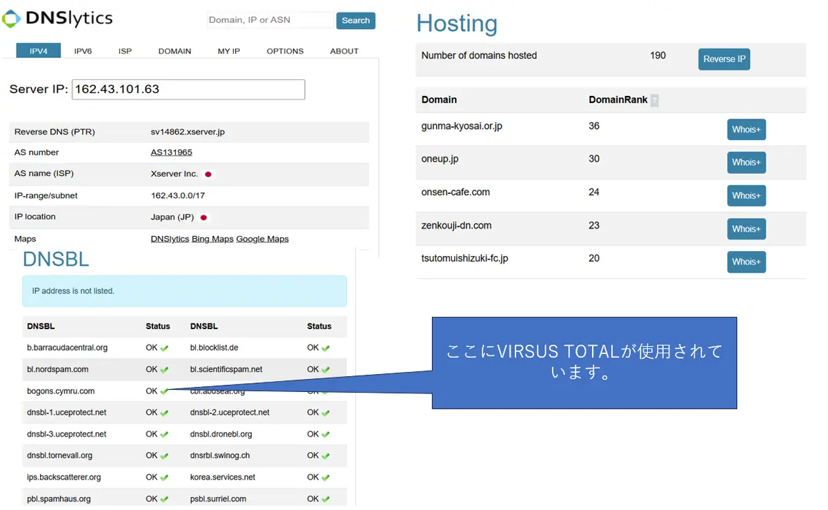 IPADDRESS　AND　DOMAIN
