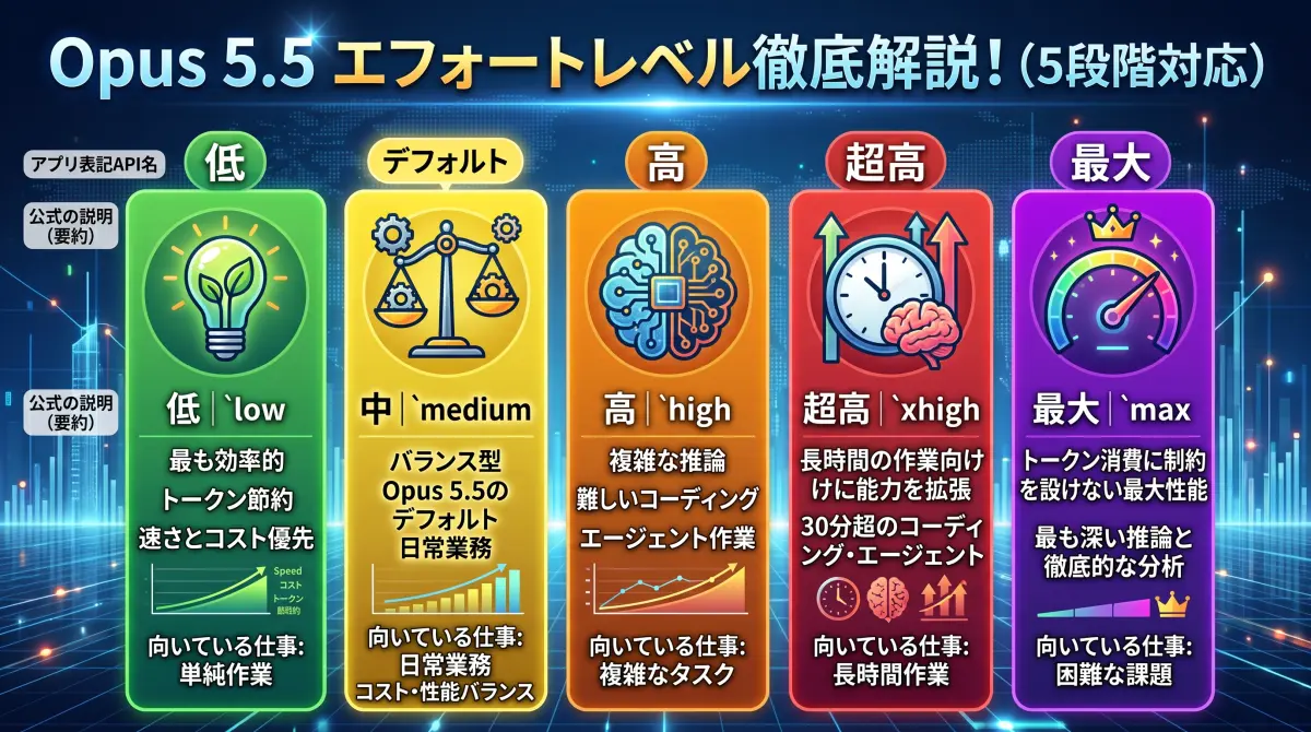 OPUS5.5エフォートレベル