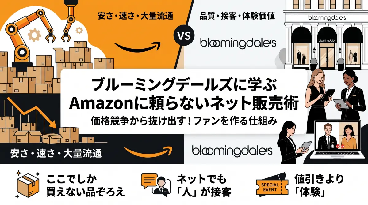 ブルーミングデールズに学ぶ Amazonに頼らないネット販売術